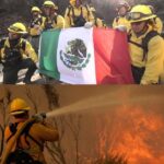 100 bomberos mexicanos en California para apagar incendios